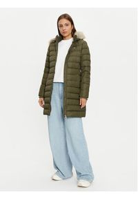Tommy Jeans Kurtka puchowa Essential DW0DW18864 Zielony Slim Fit. Kolor: zielony. Materiał: syntetyk. Sezon: zima #8
