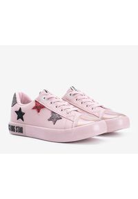Big-Star - Big Star sneakersy niskie dziecięce Light różowe. Kolor: różowy. Wzór: aplikacja, kolorowy. Styl: elegancki #5