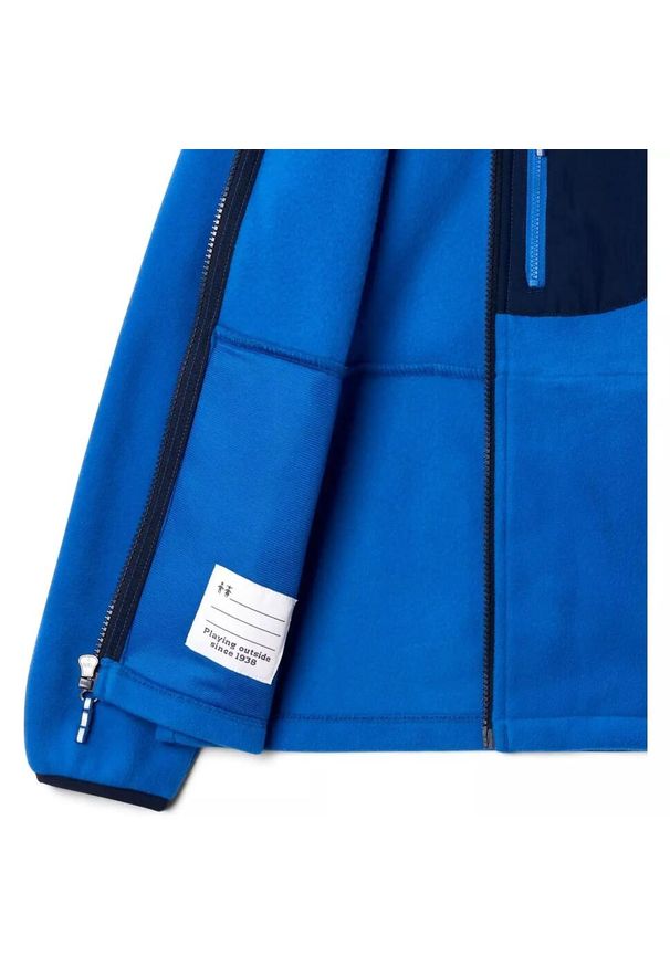 columbia - Polar Sportowy Dziecięcy Columbia Fast Trek Fleece Full Zip. Kolor: niebieski. Materiał: polar