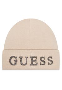 Guess Czapka AW5398 POL01 Beżowy. Kolor: beżowy. Materiał: wiskoza, materiał