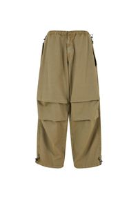 Damskie bawełniane spodnie cargo Urban Classics Parachute. Kolor: zielony. Materiał: bawełna. Długość: długie #1