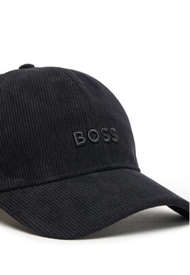BOSS Czapka z daszkiem 50544383 Czarny. Kolor: czarny. Materiał: poliester, materiał