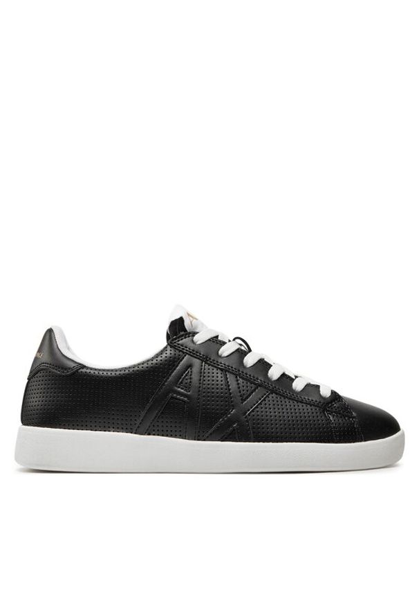 Armani Exchange Sneakersy XUX016 XCC60 A083 Czarny. Kolor: czarny. Materiał: skóra