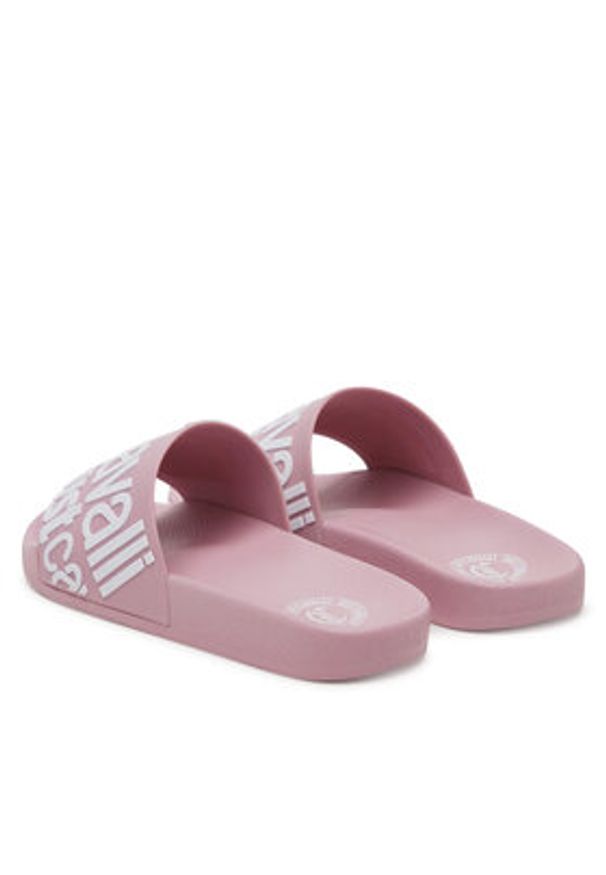 Just Cavalli Klapki 78RA3SZ1 ZS785 Różowy. Kolor: różowy. Materiał: syntetyk