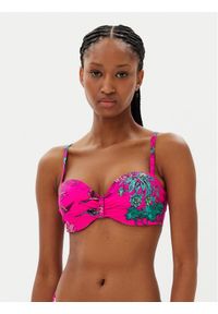 Chantelle Góra od bikini Sauvage C17UNK Różowy. Kolor: różowy. Materiał: syntetyk