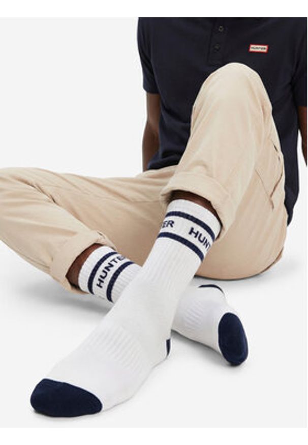 Hunter Skarpety długie AS_HUNTER_02W_SS25 (3-PACK) Biały. Kolor: biały. Materiał: poliester
