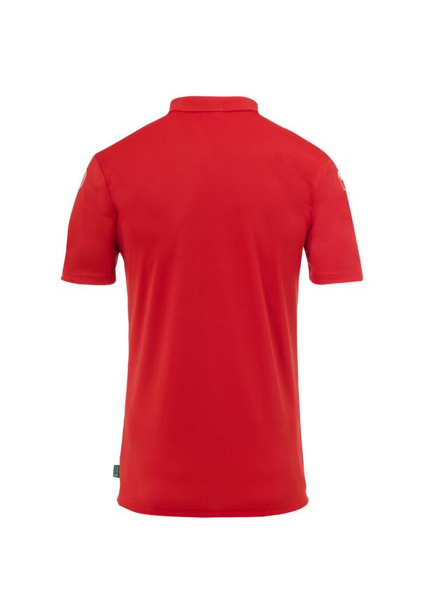 UHLSPORT - Polo Uhlsport Score 26 Poly. Typ kołnierza: polo. Kolor: wielokolorowy, biały, czerwony. Materiał: poliester. Wzór: napisy. Sport: piłka nożna