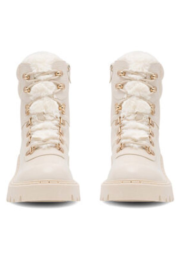 DeeZee Trzewiki DIJANA WS6200-01 Écru. Materiał: materiał