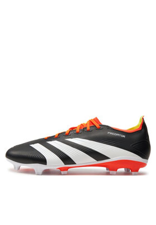 Adidas - adidas Buty do piłki nożnej PREDATOR 24 LEAGUE LOW FG IG7762 Czarny. Kolor: czarny. Materiał: skóra