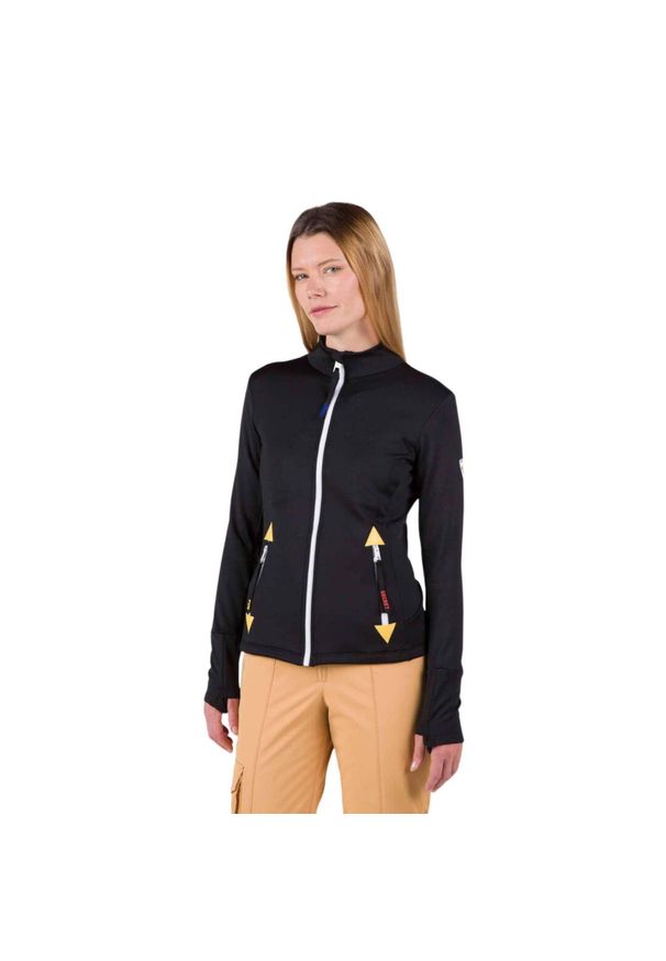 Bluza Rossignol JCC damska Climi JKT czarna. Kolor: czarny