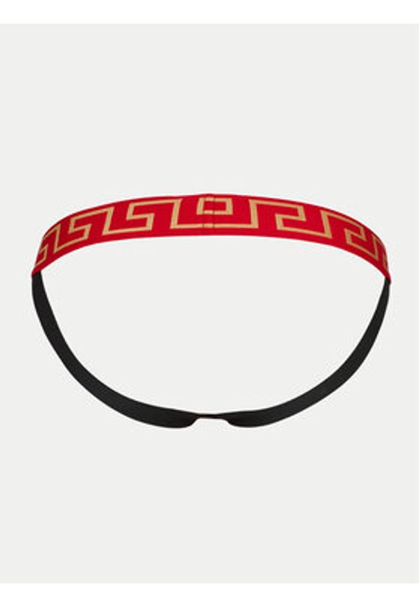 VERSACE - Versace Slipy Jock Strap AUU01017 1A1001 Czerwony. Kolor: czerwony. Materiał: bawełna