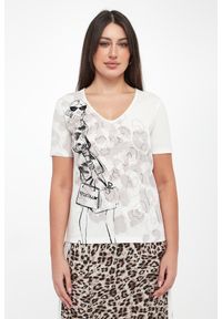 Sportalm - T-shirt damski z nadrukiem SPORTALM. Wzór: nadruk #2