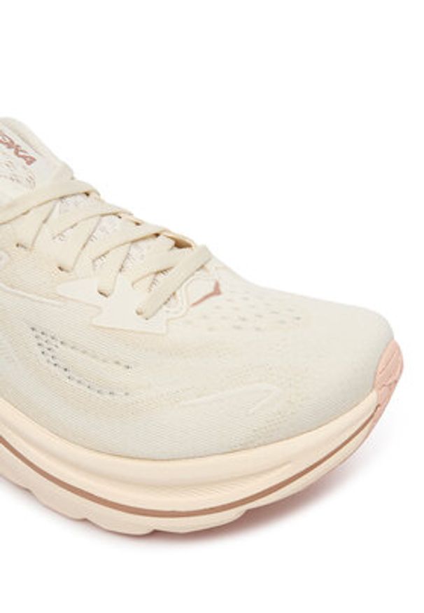 HOKA - Hoka Buty do biegania Clifton 10 1162031 Écru. Kolor: kremowy. Materiał: materiał