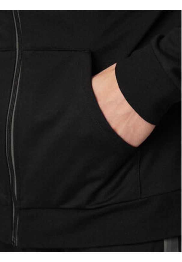 BOSS Bluza Authentic 50545573 Czarny Regular Fit. Kolor: czarny. Materiał: bawełna