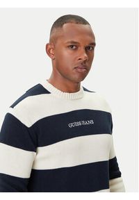 Guess Jeans Sweter M4BR37 Z3HM1 Écru Regular Fit. Materiał: bawełna #4