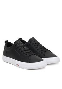 TOMMY HILFIGER - Tommy Hilfiger Sneakersy Harlem Street Lth FM0FM05708 Granatowy. Kolor: niebieski. Materiał: skóra #6