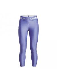 Legginsy dziewczęce Under Armour Ankle Crop. Kolor: fioletowy