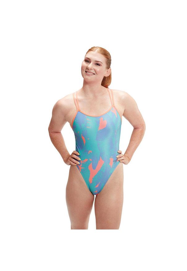 Strój Kąpielowy Speedo Digital Starback Banana Leaf – Niebieski - Rozmiar 26. Kolor: różowy, niebieski, wielokolorowy