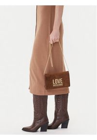 Love Moschino - LOVE MOSCHINO Torebka JC4127PP0NKB120A Czerwony. Kolor: brązowy. Materiał: skórzane #5