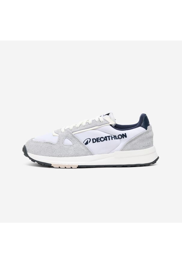 Decathlon - Buty sportowe RR70 Edycja Vintage. Okazja: na co dzień. Kolor: biały, niebieski, szary, wielokolorowy. Materiał: kauczuk. Sport: turystyka piesza