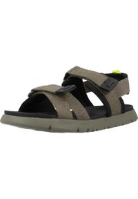 Camper - Sandały CAMPER ORUGA SANDAL Zielony. Kolor: zielony. Materiał: tkanina. Sezon: lato