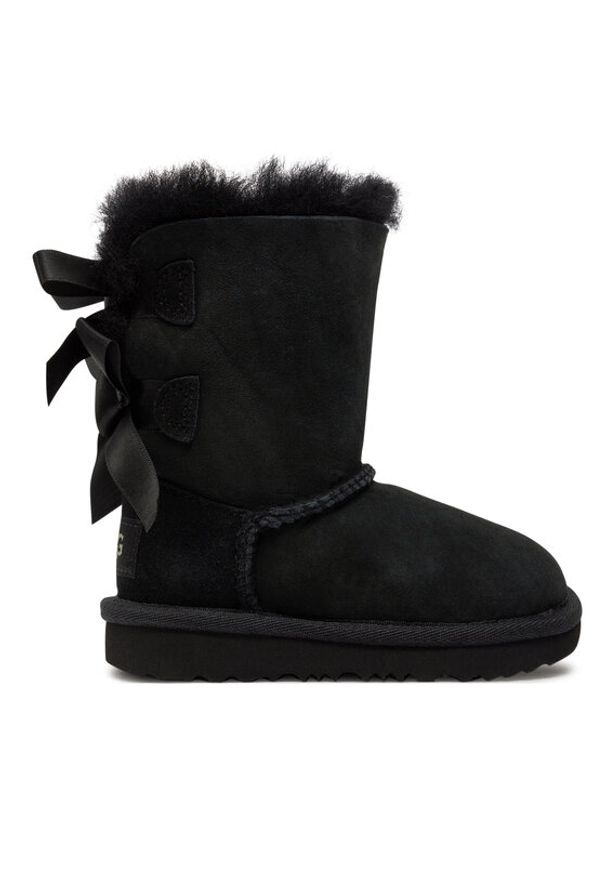 Ugg Śniegowce T Bailey Bow II 1017394T Czarny. Kolor: czarny. Materiał: skóra