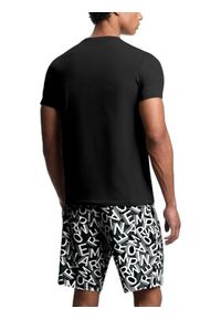 Emporio Armani Underwear Piżama EM000400 AF10794 FC143 Czarny Regular Fit. Kolor: czarny. Materiał: bawełna #3