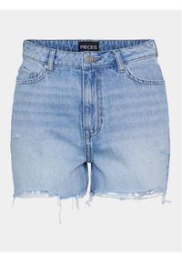 Pieces Szorty jeansowe Summer 17146747 Niebieski Regular Fit. Kolor: niebieski. Materiał: bawełna