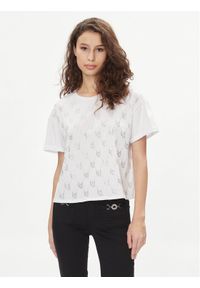 Liu Jo T-Shirt MA4326 J5904 Biały Relaxed Fit. Kolor: biały. Materiał: bawełna #1