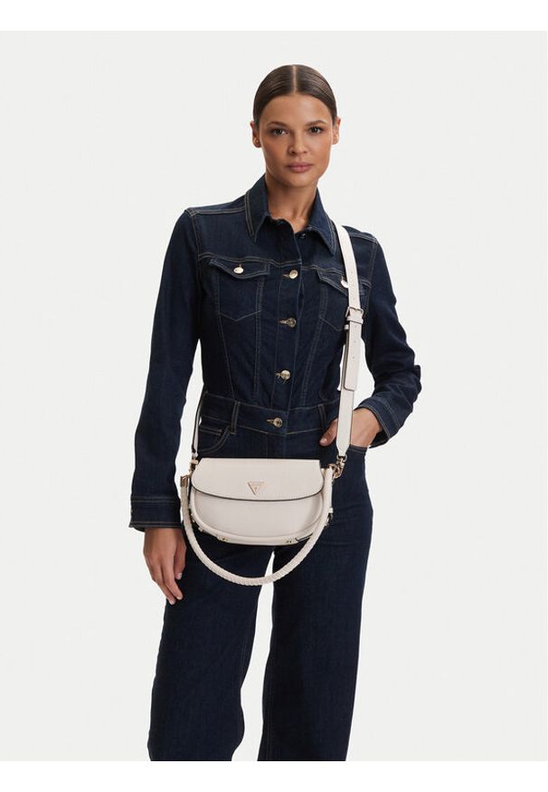 Guess Torebka Danya HWBG99 18190 Biały. Kolor: biały. Materiał: skórzane
