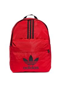 Adidas - Plecak adidas Originals JE4034 - czerwony. Kolor: czerwony. Materiał: poliester, materiał. Styl: casual, klasyczny #1