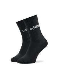 Adidas - adidas Skarpety długie Linear Crew Cushioned Socks 3 Pairs IC1301 Czarny. Kolor: czarny. Materiał: bawełna #4