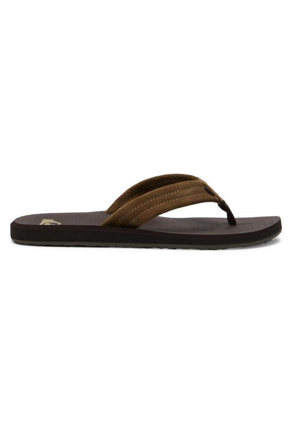 Quiksilver - Sandały dla Mężczyzn CARVER SUEDE CORE Brązowy. Kolor: czarny, brązowy, wielokolorowy. Materiał: syntetyk, skóra, kauczuk, materiał. Sezon: lato