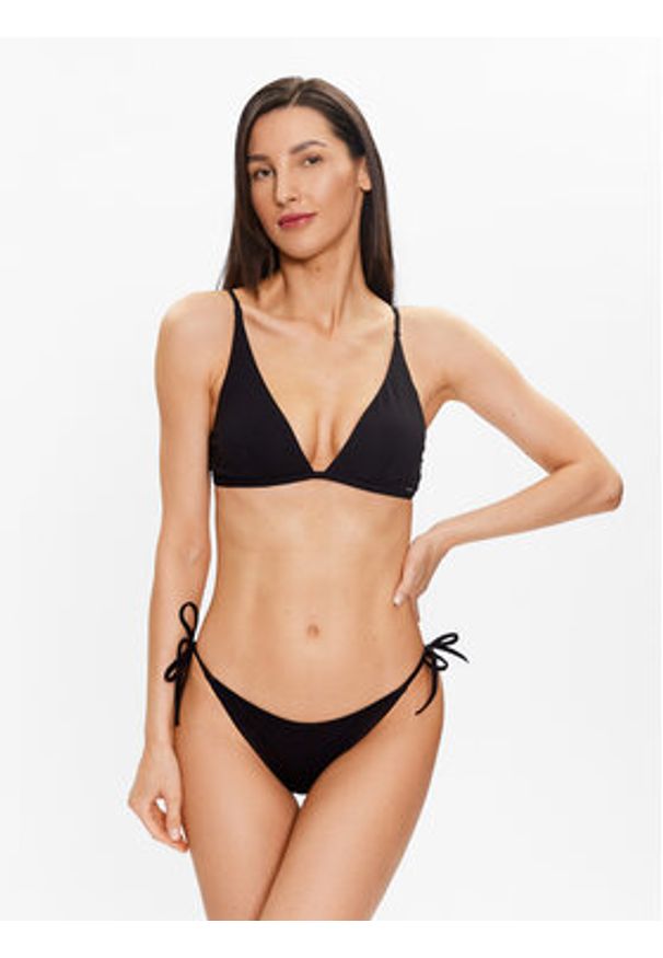 Calvin Klein Swimwear Dół od bikini KW0KW02102 Czarny. Kolor: czarny. Materiał: syntetyk