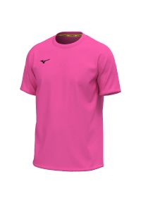 Koszulka Mizuno Team. Kolor: różowy. Sport: fitness #1