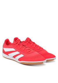 Adidas - adidas Buty do piłki nożnej Predator Club Indoor Sala ID3792 Czerwony. Kolor: czerwony. Materiał: skóra