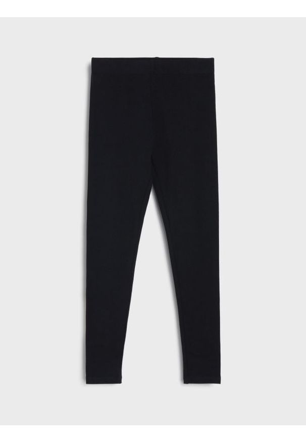 Sinsay - Legginsy - czarny. Kolor: czarny