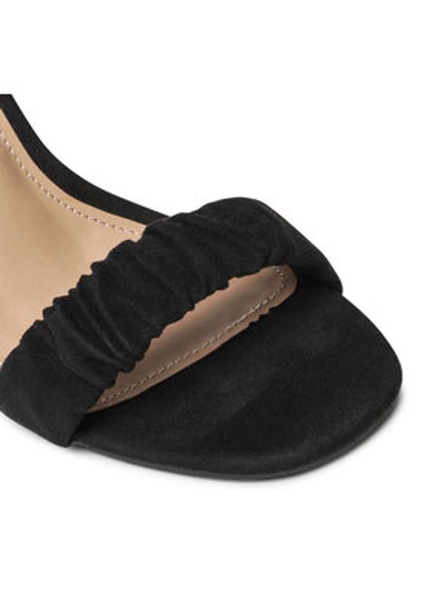 DeeZee Sandały LS5260-08A Czarny. Kolor: czarny. Materiał: materiał