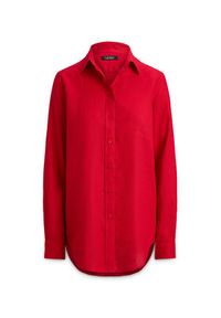 Lauren Ralph Lauren - LAUREN RALPH LAUREN Koszula 200782777073 Czerwony Relaxed Fit. Kolor: czerwony. Materiał: len #5