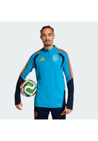 Adidas - Koszulka treningowa Hiszpania 26 Tiro. Kolor: niebieski. Materiał: dresówka. Sport: piłka nożna #1