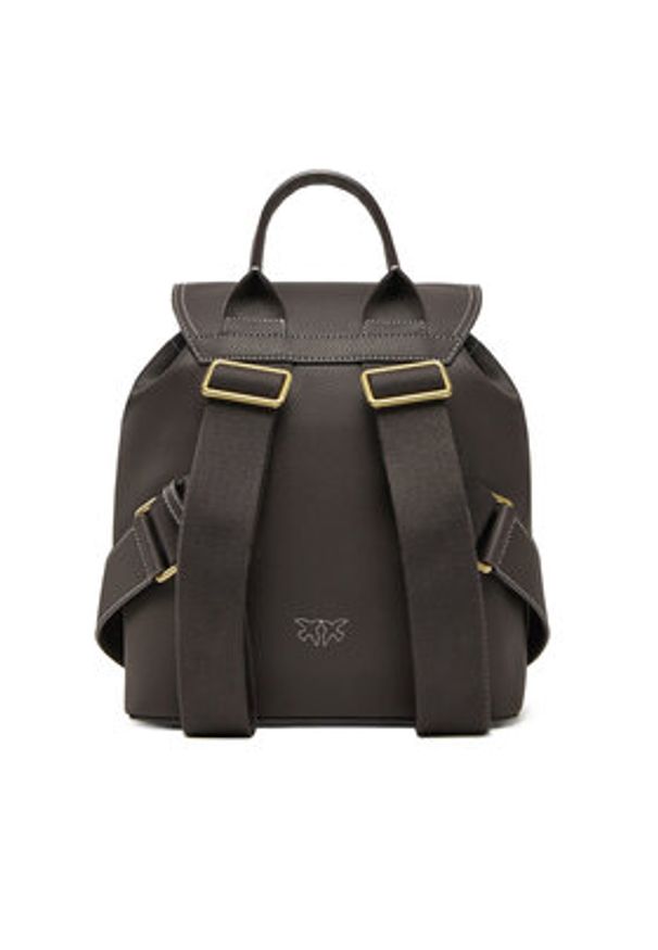 Pinko - PINKO Plecak Carrie Backpack PE 25 PLTT 104351 A1LF Czarny. Kolor: czarny. Materiał: skóra