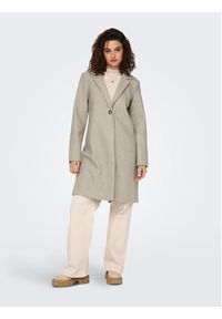 only - ONLY Płaszcz przejściowy Emma 15281382 Écru Regular Fit. Materiał: syntetyk #5