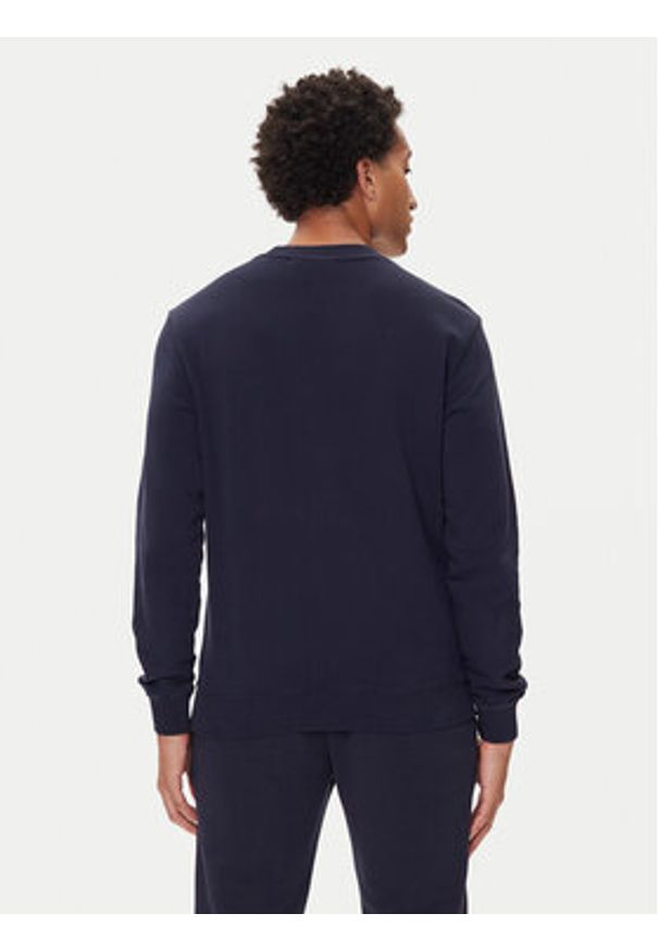 Napapijri Bluza B-Small Box C NP0A88TP Granatowy Relaxed Fit. Kolor: niebieski. Materiał: bawełna