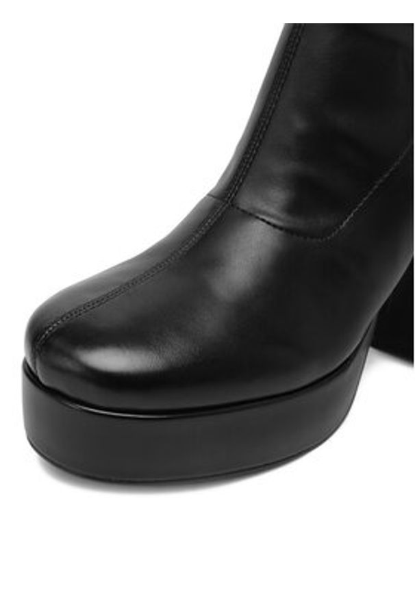 DeeZee Botki 7562T-2 Czarny. Kolor: czarny. Materiał: syntetyk, materiał