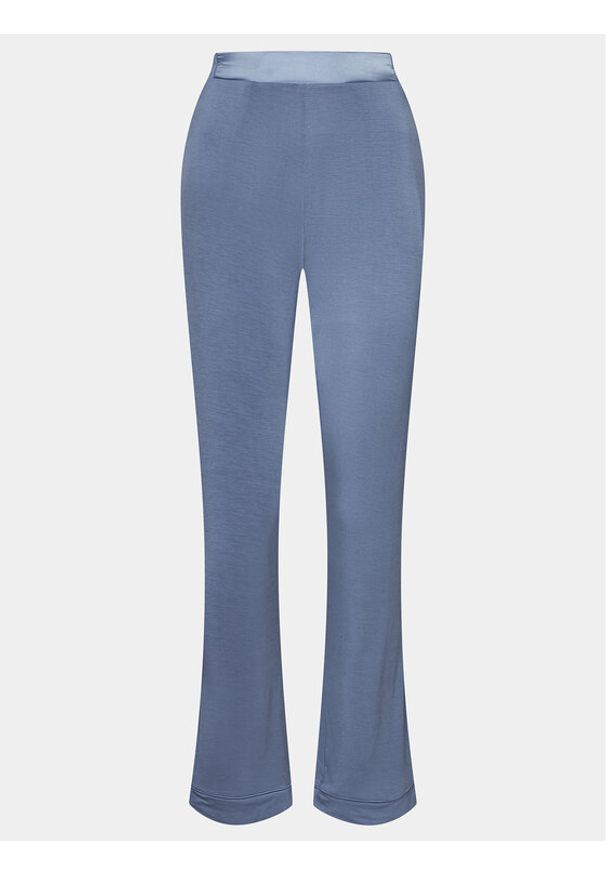 Femilet by Chantelle Spodnie piżamowe Daisy FNB060 Niebieski Regular Fit. Kolor: niebieski. Materiał: wiskoza