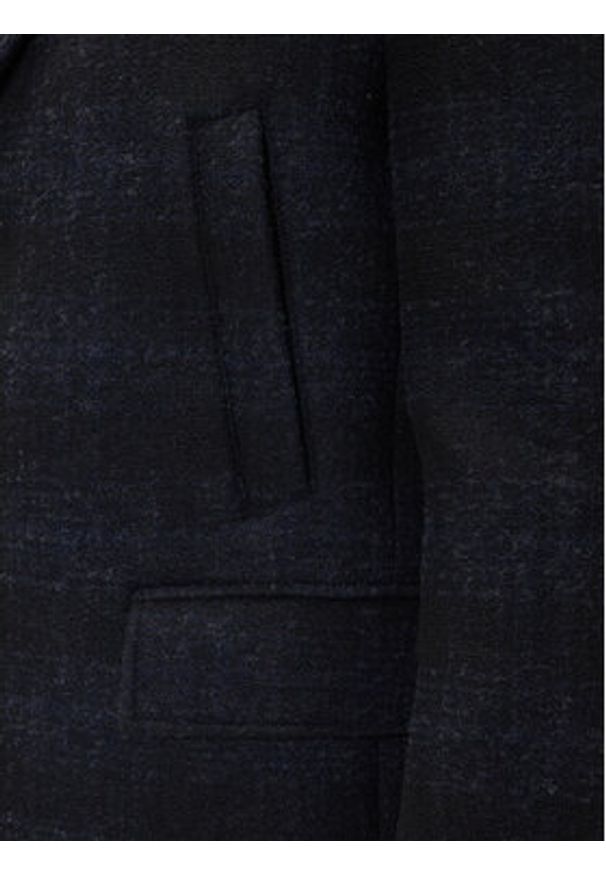 Geox Płaszcz zimowy Claudio M5615A T3289 F0388 Granatowy Regular Fit. Kolor: niebieski. Materiał: syntetyk. Sezon: zima