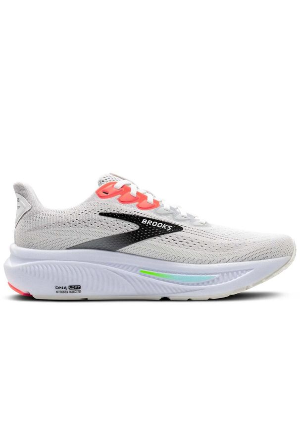 Buty do biegania męskie Brooks 1104421D. Kolor: biały. Sport: bieganie