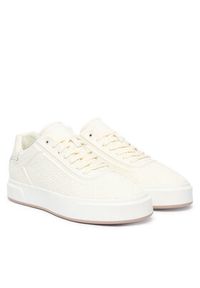Calvin Klein Sneakersy Basket Cup Oxf Lup Hf HM0HM02132 Kremowy. Kolor: kremowy. Materiał: skóra #2