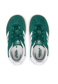 Adidas - adidas Sneakersy Gazelle Indoor Comfort Closure Elastic Lace IH9130 Zielony. Kolor: zielony. Materiał: skóra, zamsz. Model: Adidas Gazelle #8