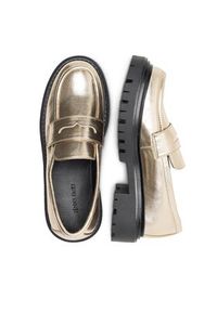 Jenny Fairy Loafersy KIRA HY60031D-4 Złoty. Kolor: złoty. Materiał: skóra #3